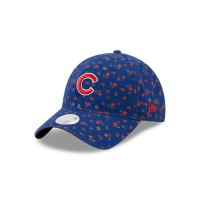 Chicago Cubs Gorra | New Era MLB Floral 9twenty Adjustable Cap Mexico - Azules